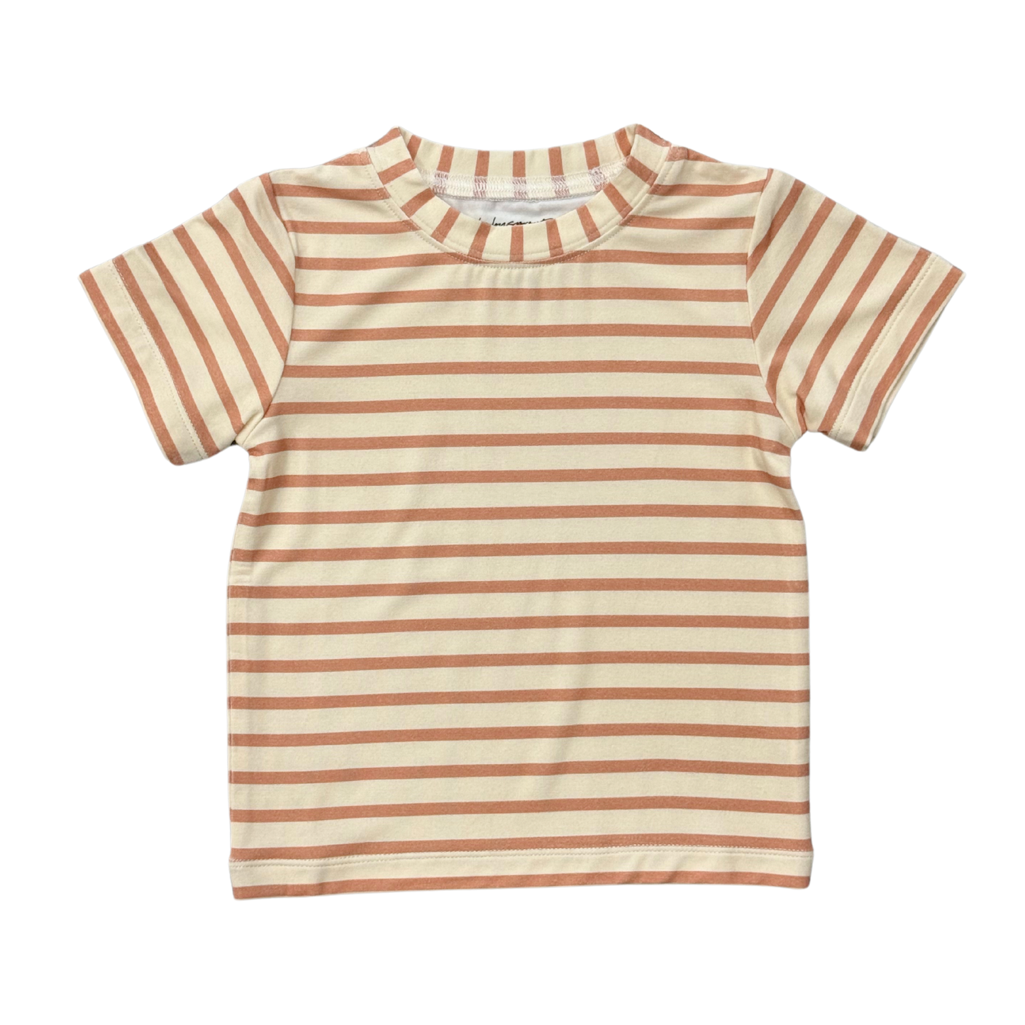 Short Sleeve Tee: Maple Stripe
