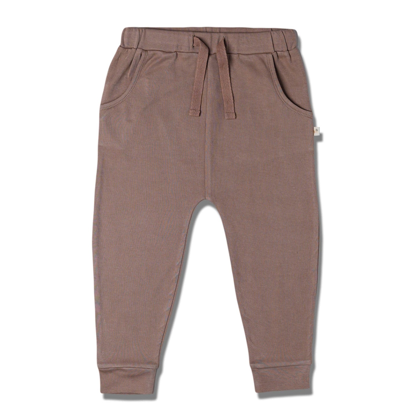 Organic Harem Pants - Taupe