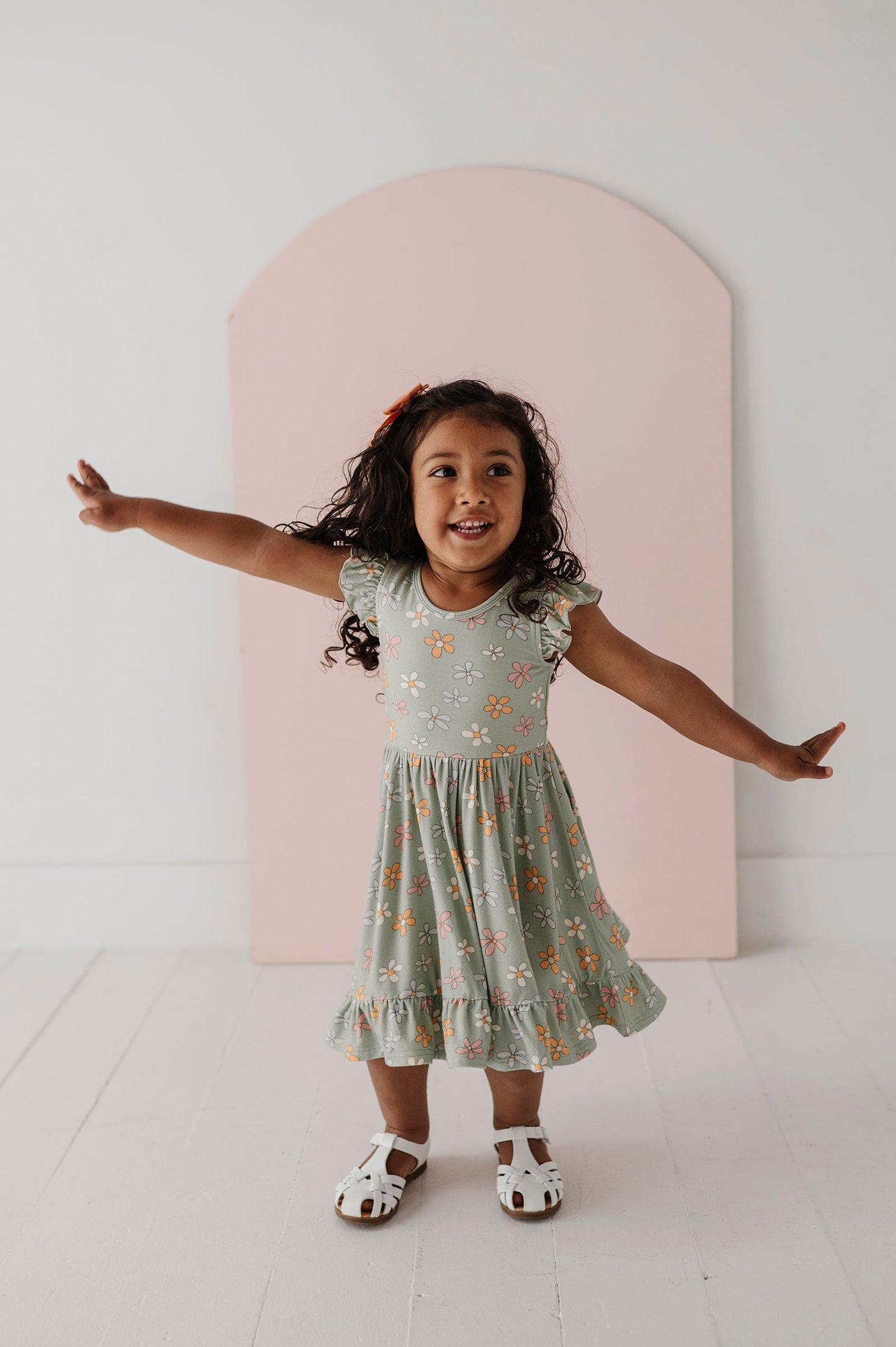 Girl's Sleeveless Twirl Dress