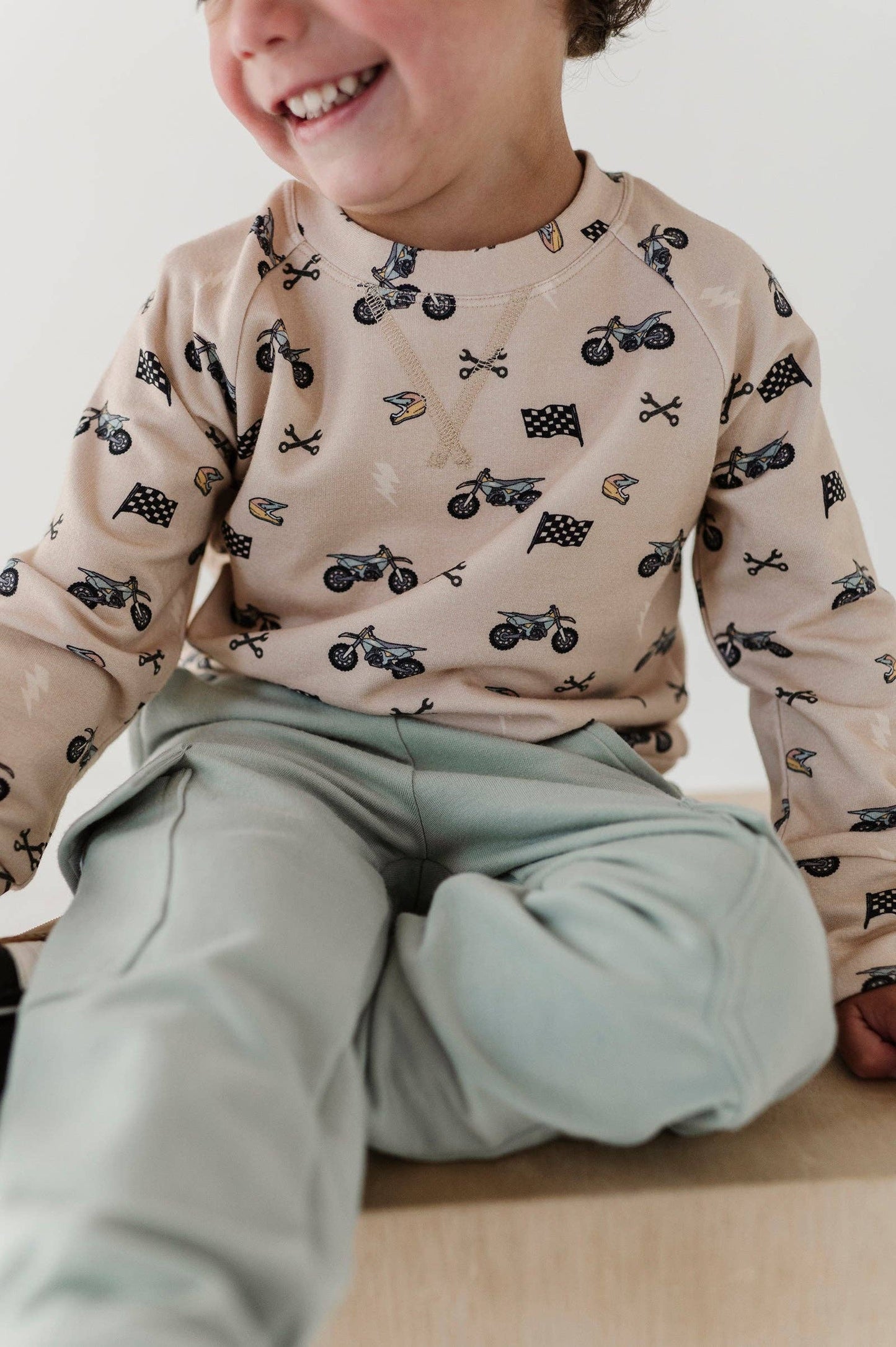 Raglan Sweatshirts - Dirt Bikes