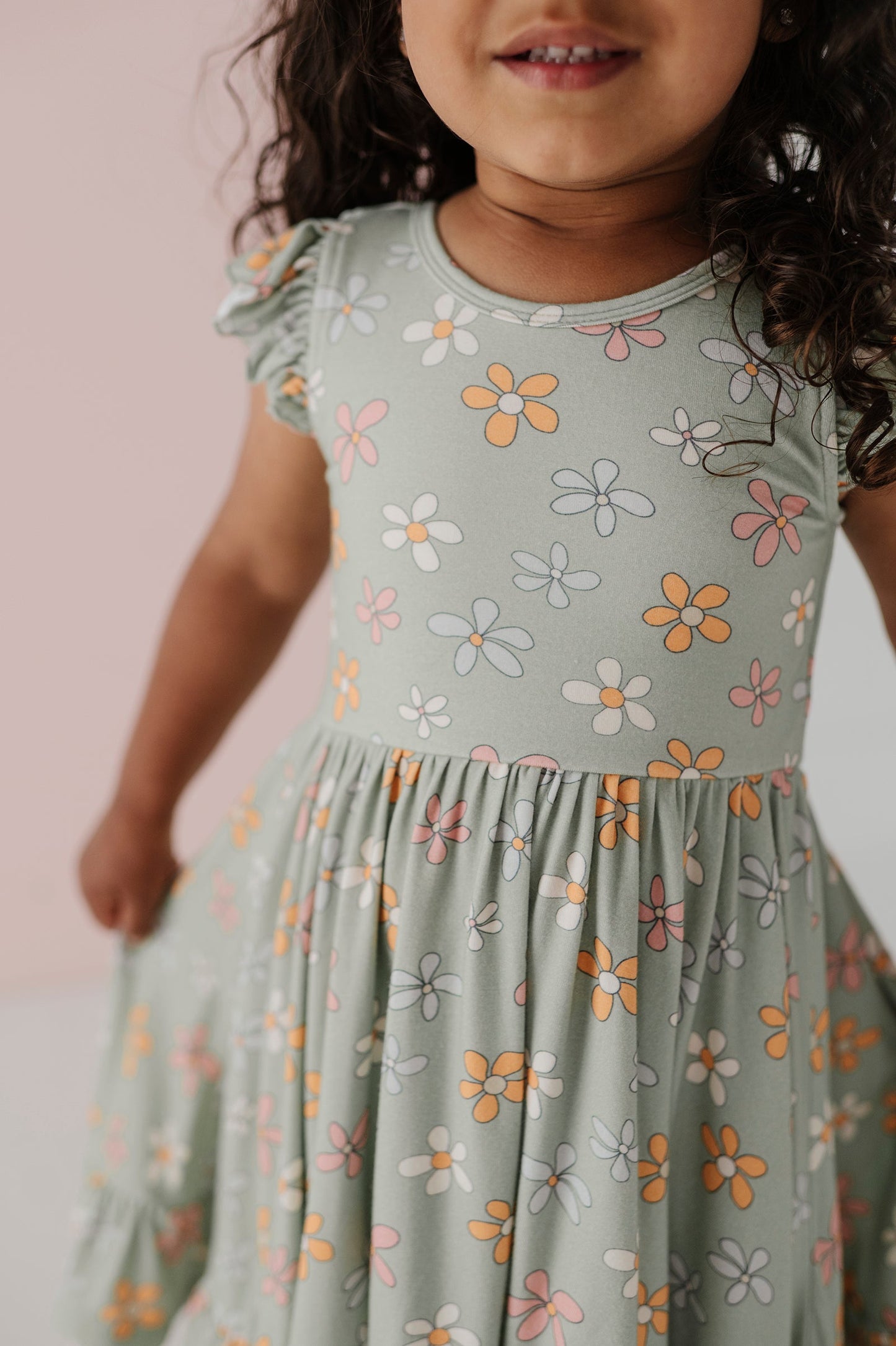 Girl's Sleeveless Twirl Dress