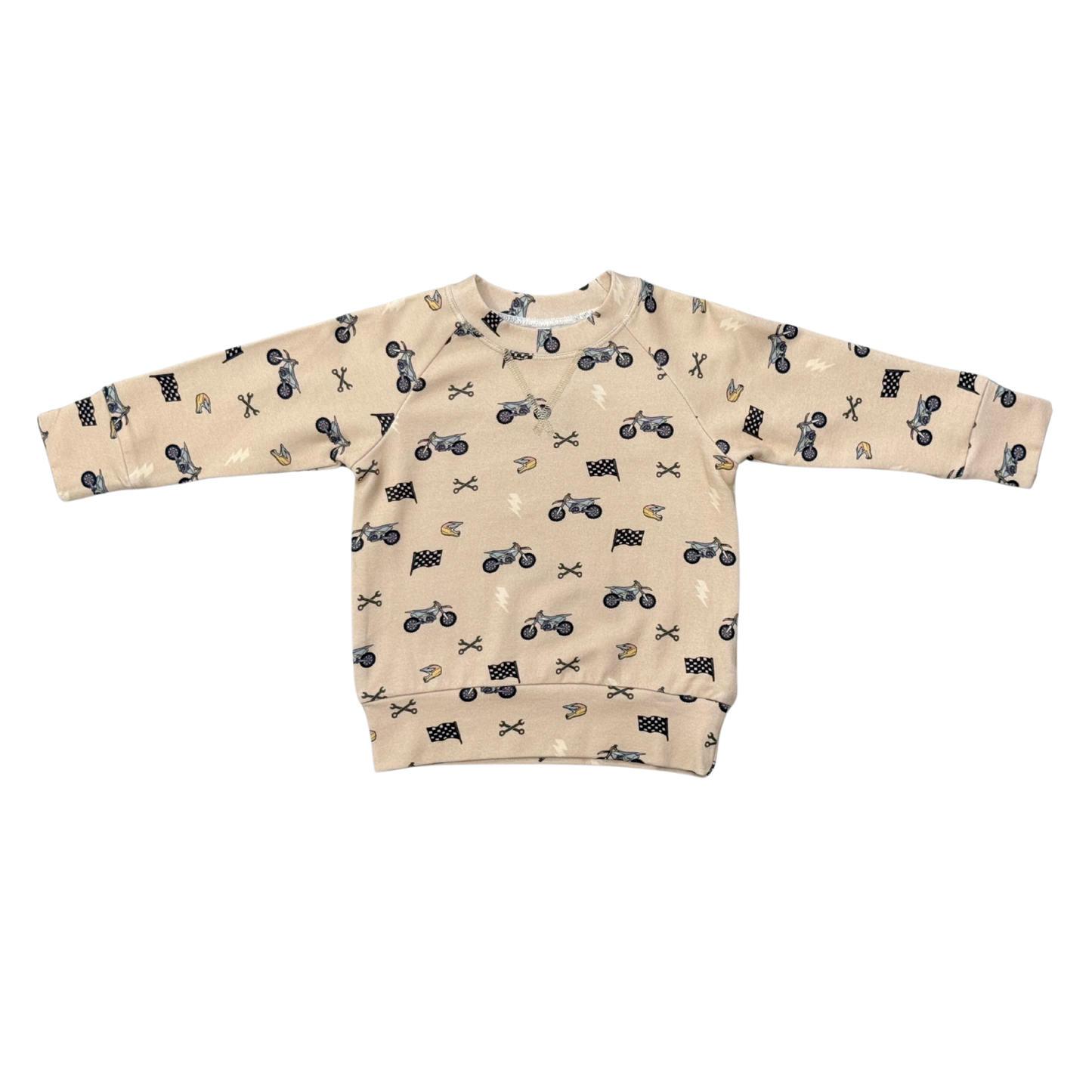 Raglan Sweatshirts - Dirt Bikes