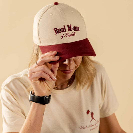 Real Moms of Baseball Shallow Crown Snapback: Snapback