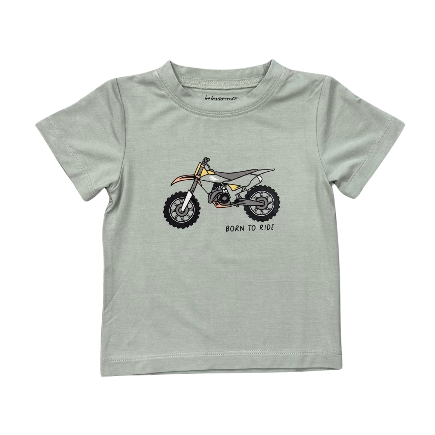 Short Sleeve Tee: Born To Ride