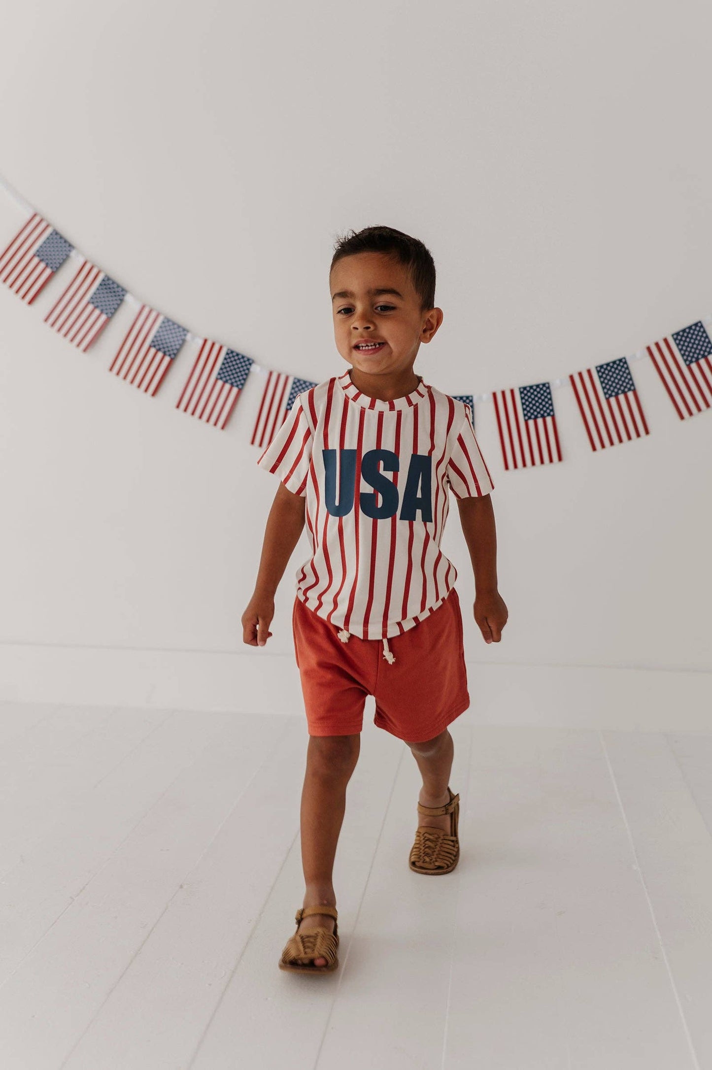 Short Sleeve Bamboo Tee: USA