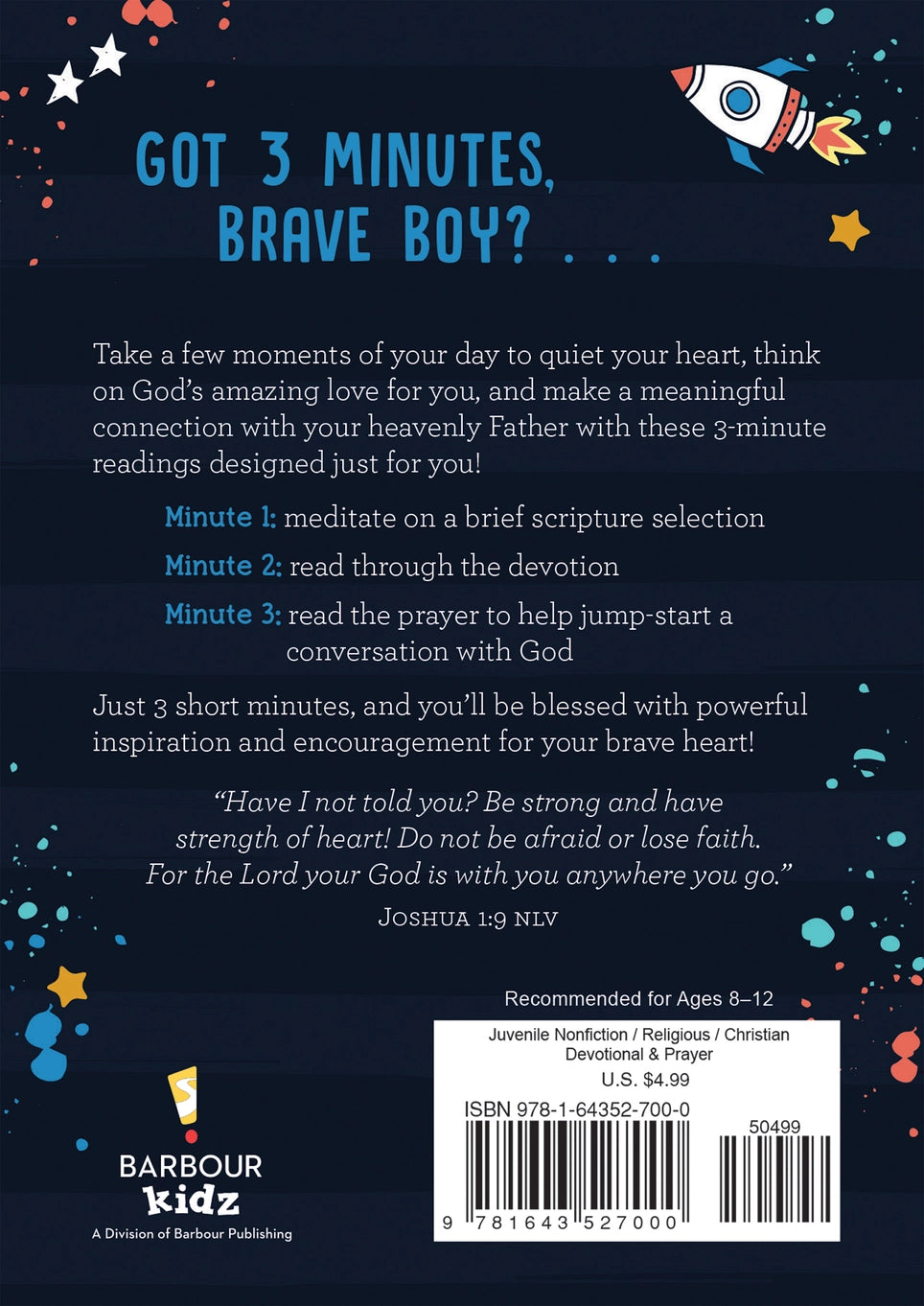 3-Minute Devotionals for Brave Boys