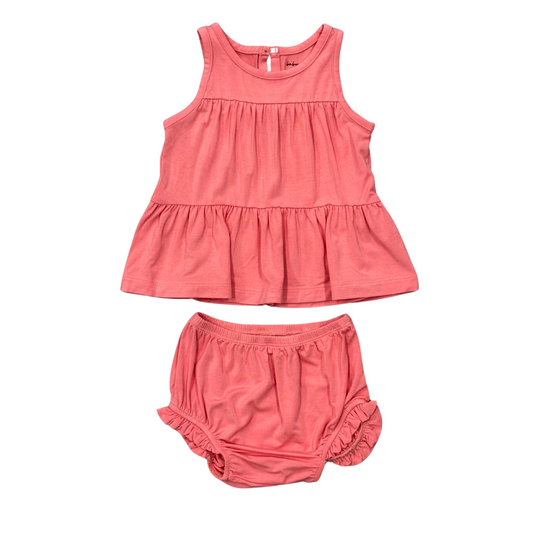 Baby Girl Double Peplum & Bloomer Set