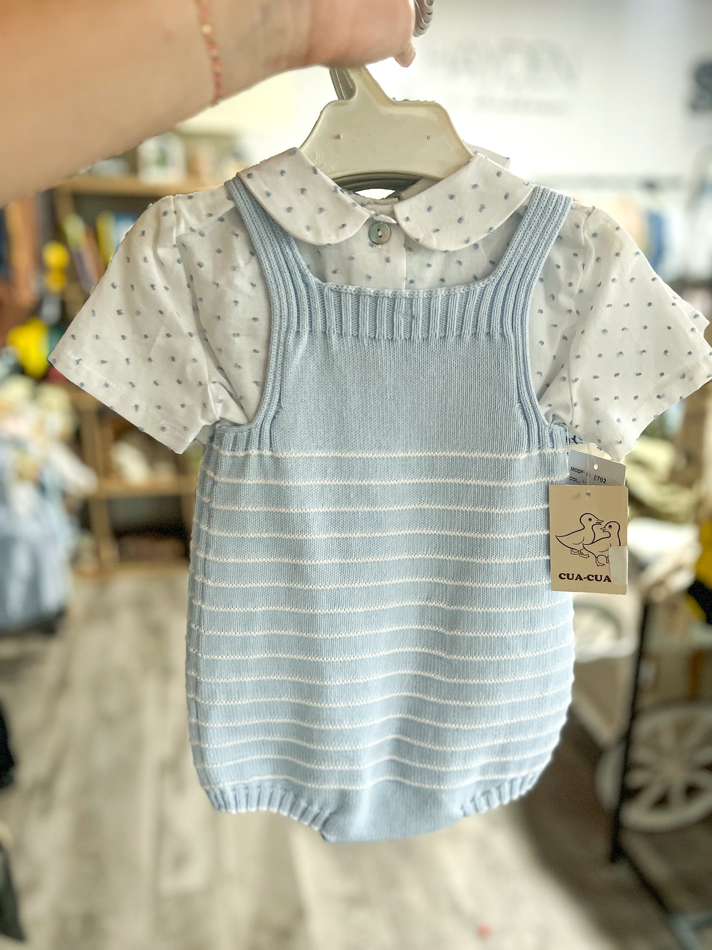 Baby Blue Knit Nino Set