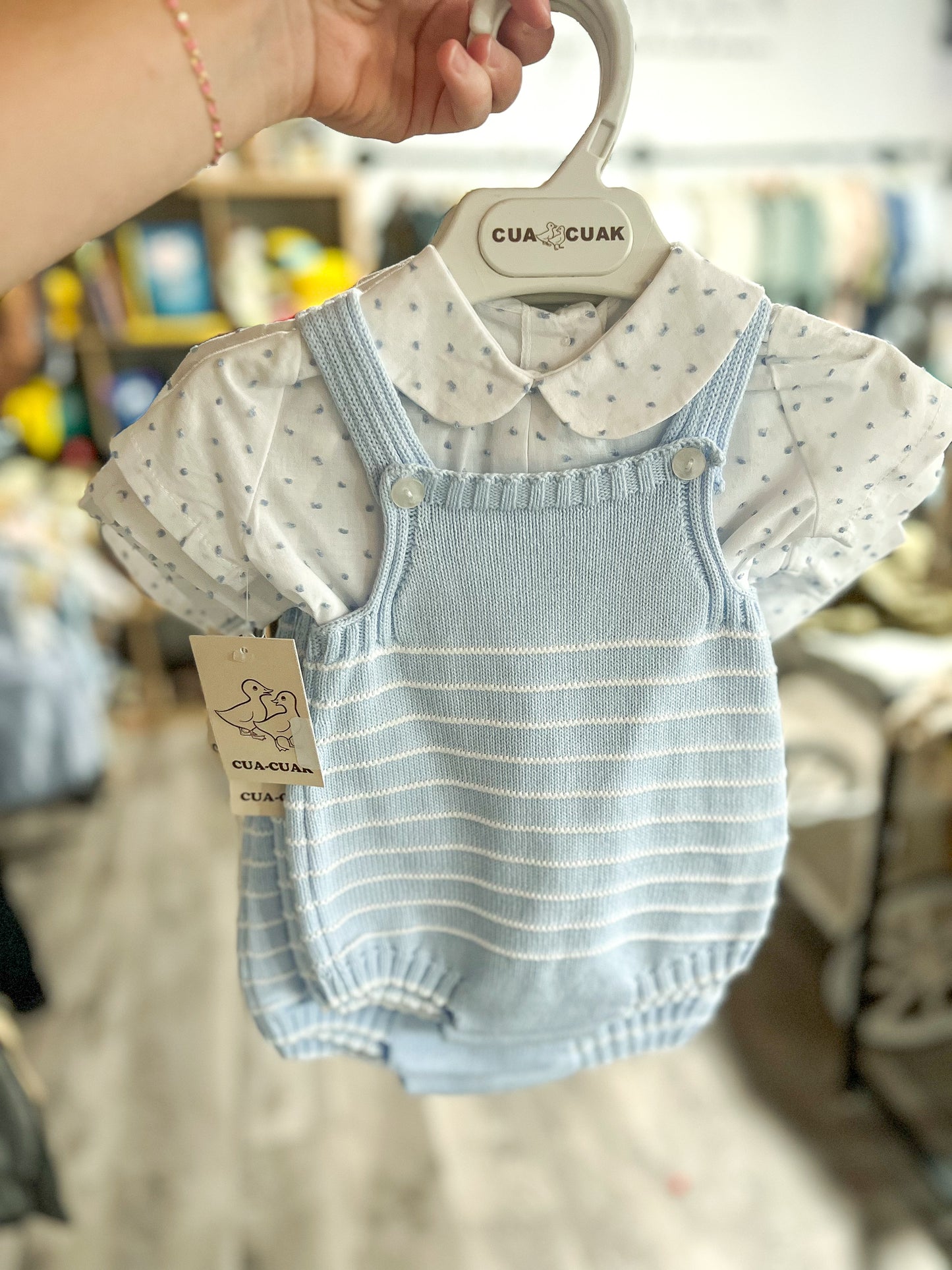 Baby Blue Knit Nino Set