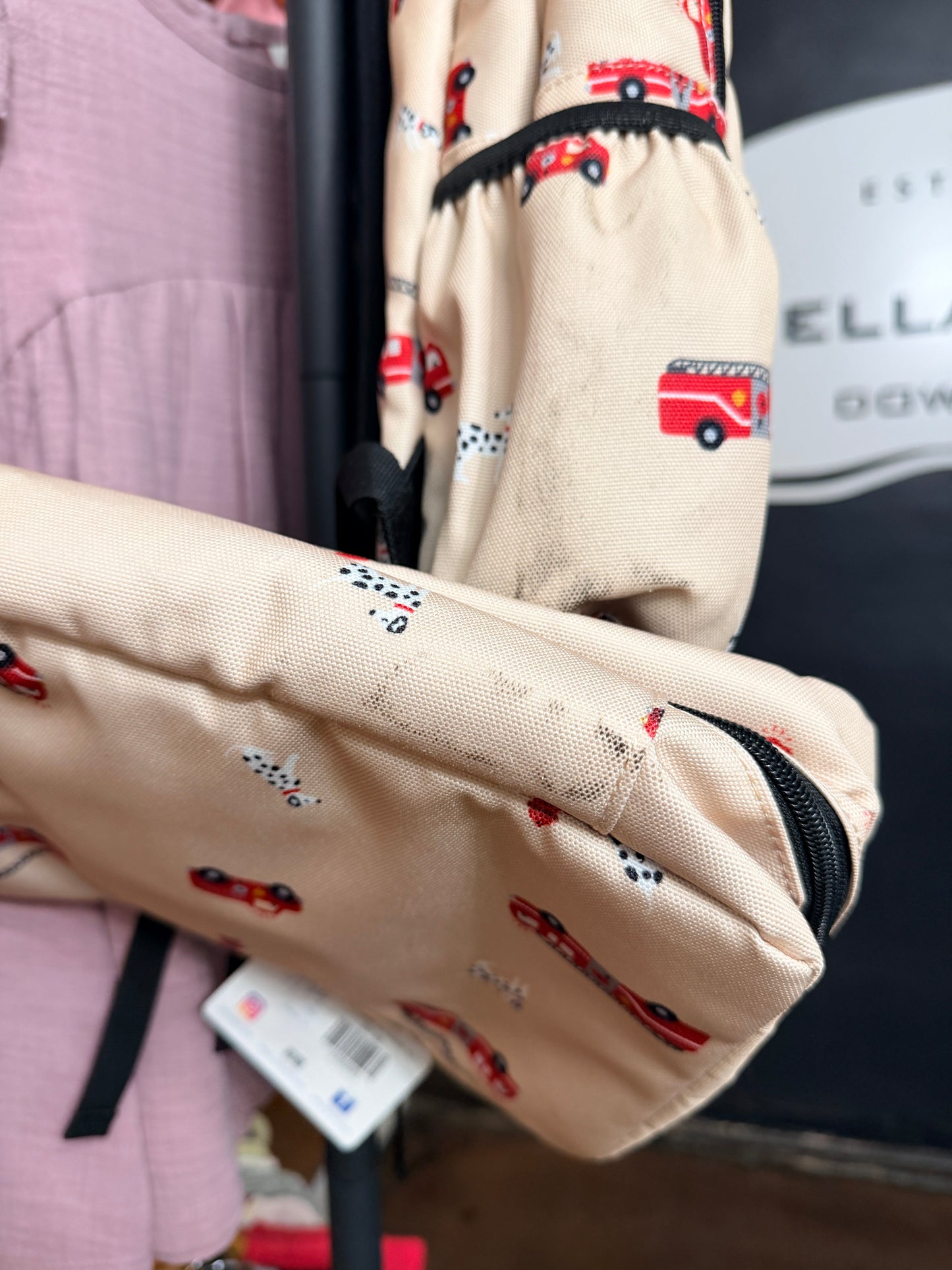 SALE Firetruck Backpack and Lunchbox - SET