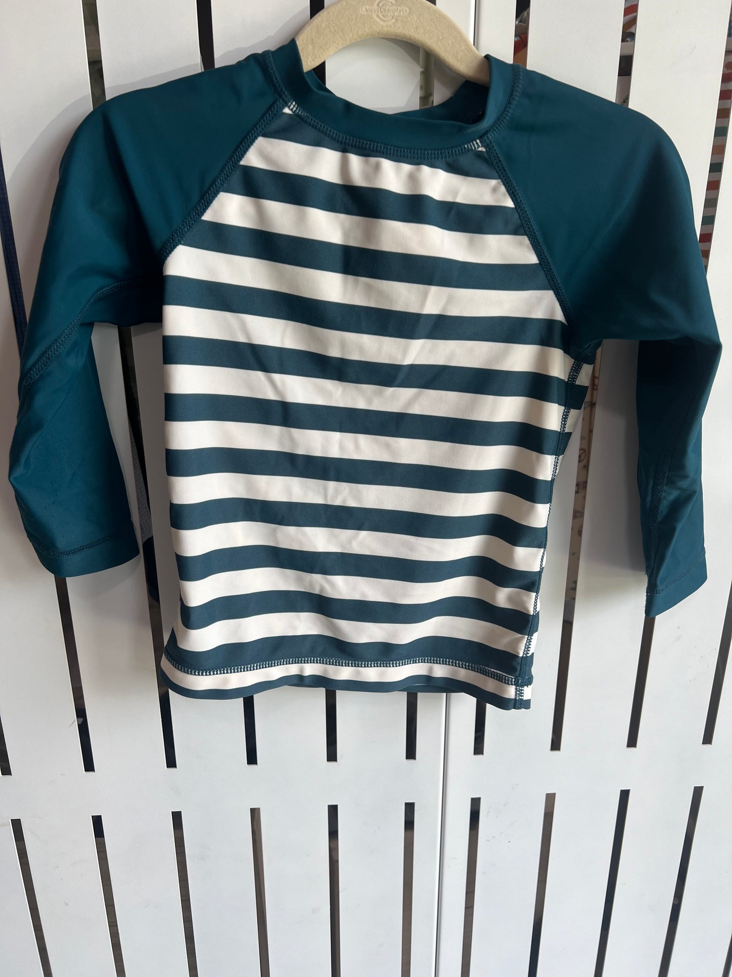 3T - Tea Collection Striped Rashguard - VGUC