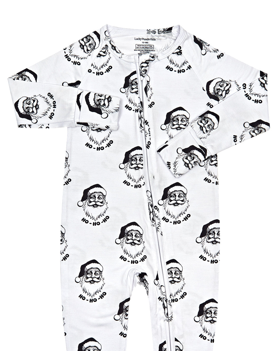 Bamboo Zip Romper | Cool Santa