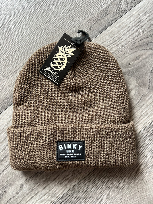 Brown Beanie- Binky Bro