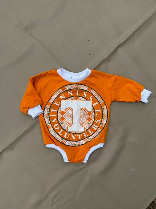JuneJuly Custom Upcycled Children's Clothing: 9-12mo / Long Sleeve Romper