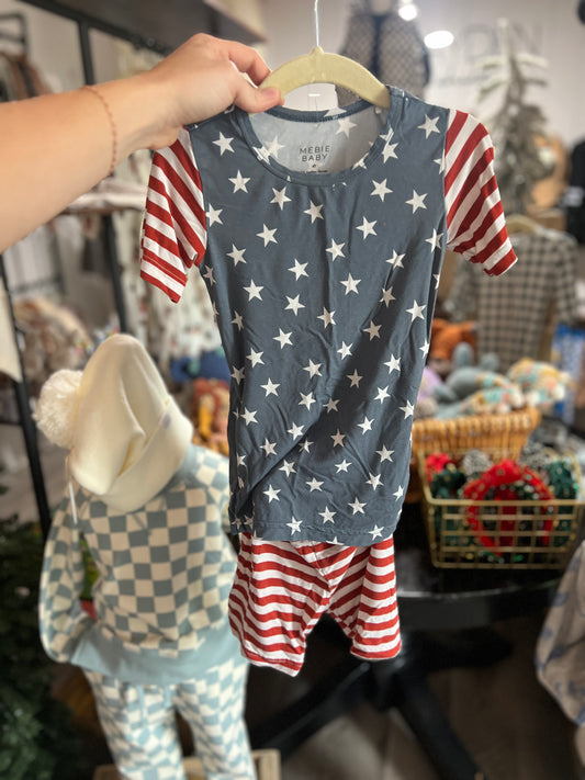 3T-4T Bamboo Stars and Stripes Lounge Set