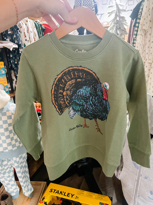 Turkey Organic Cotton Crewneck Sweatshirt