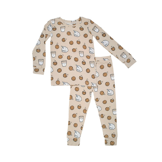 Milk & Cookies Bamboo Two Piece Set