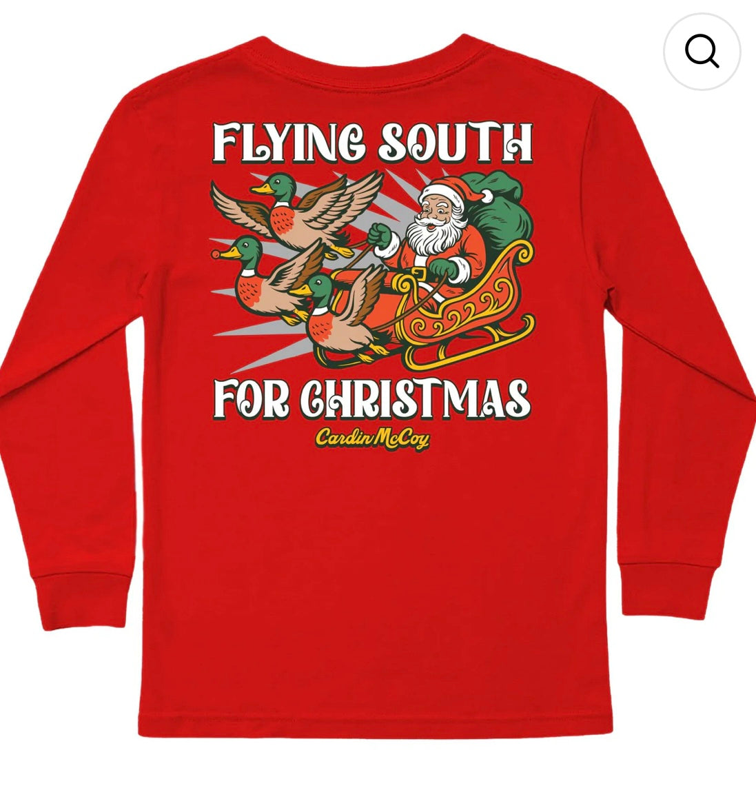 Flying South for Christmas- Graphic Long Sleeve