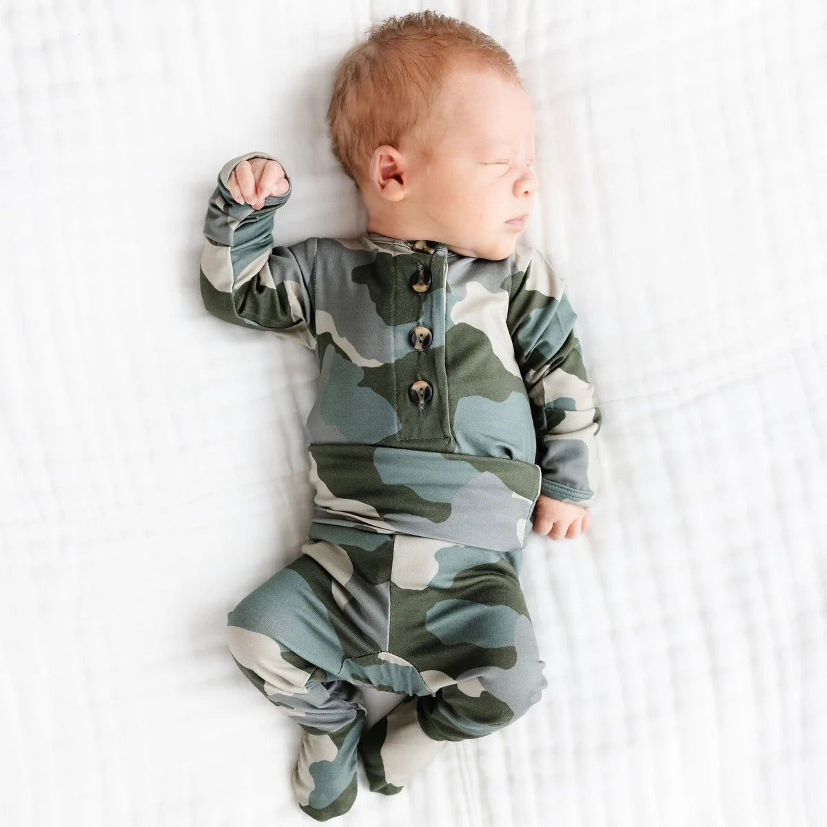 Lou Lou Roger Camo Top + Bottom Lounge Set
