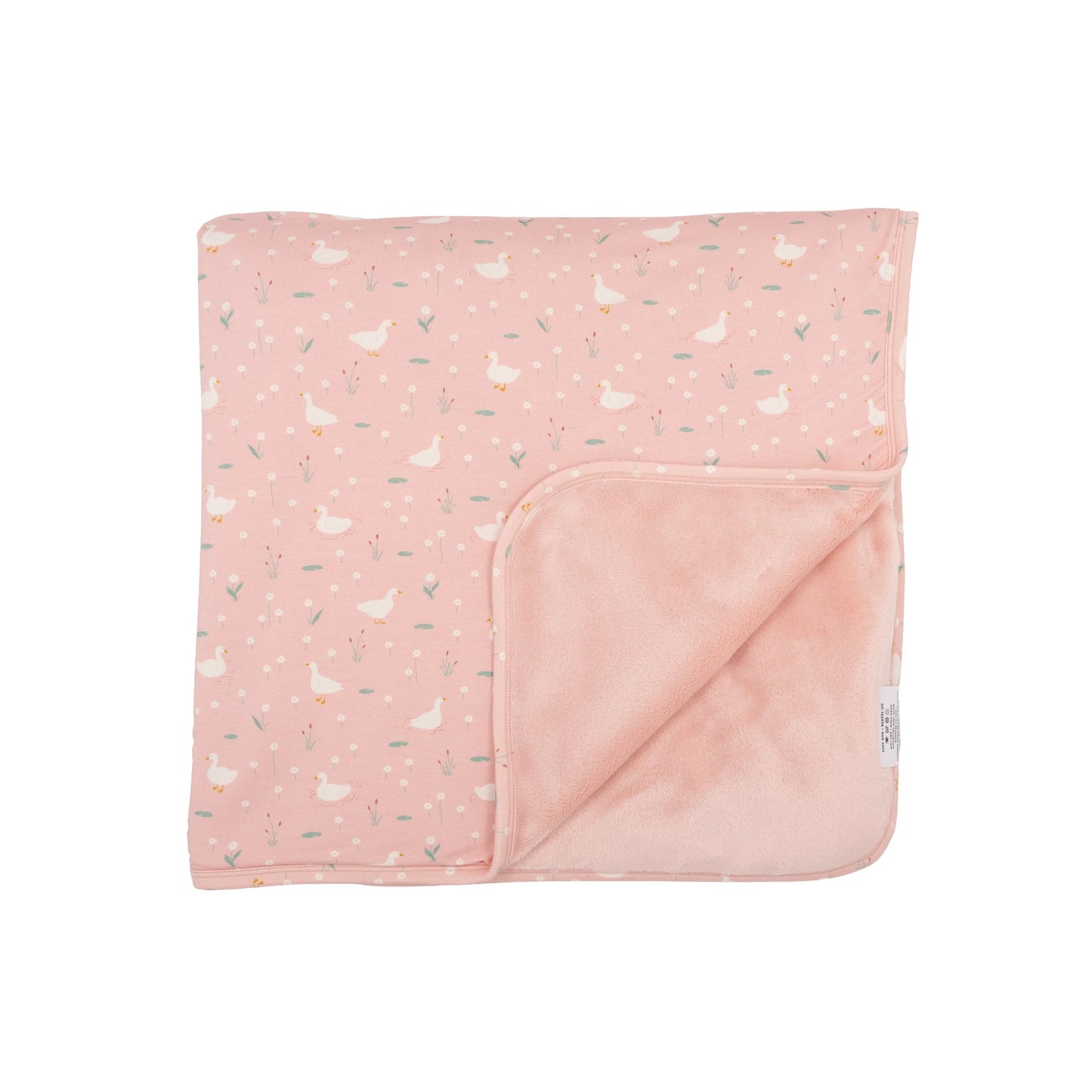 Ducks and Daises Bamboo/Plush YOUTH Blanket (45 x 75)