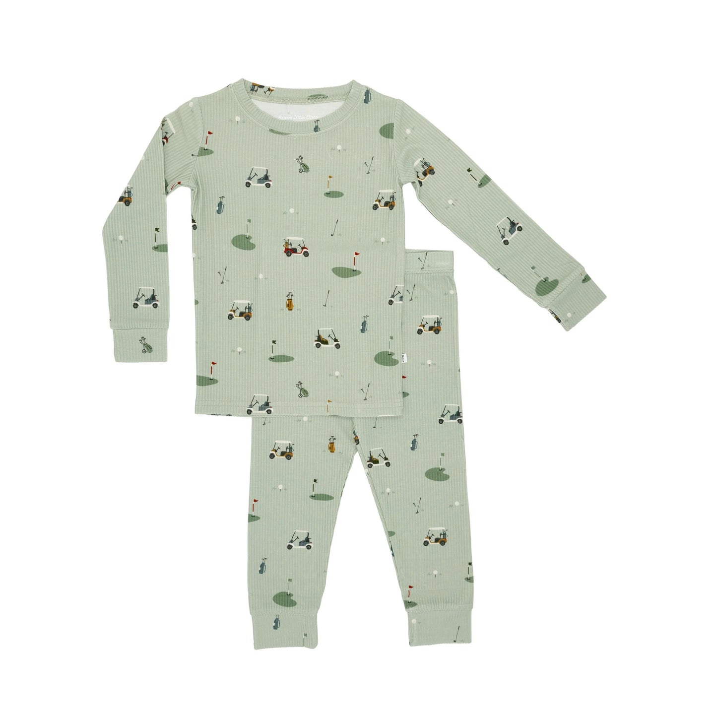 Golf Small Ribbed Bamboo Two Piece Set