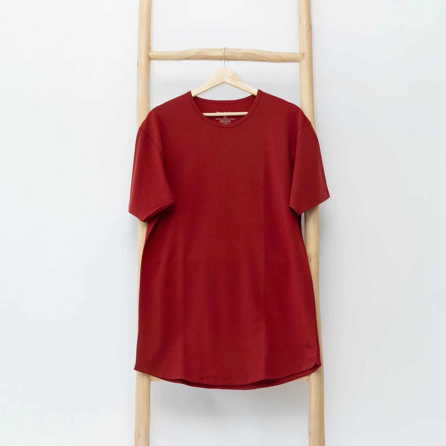 Unisex Bamboo Short Sleeve Top - Red
