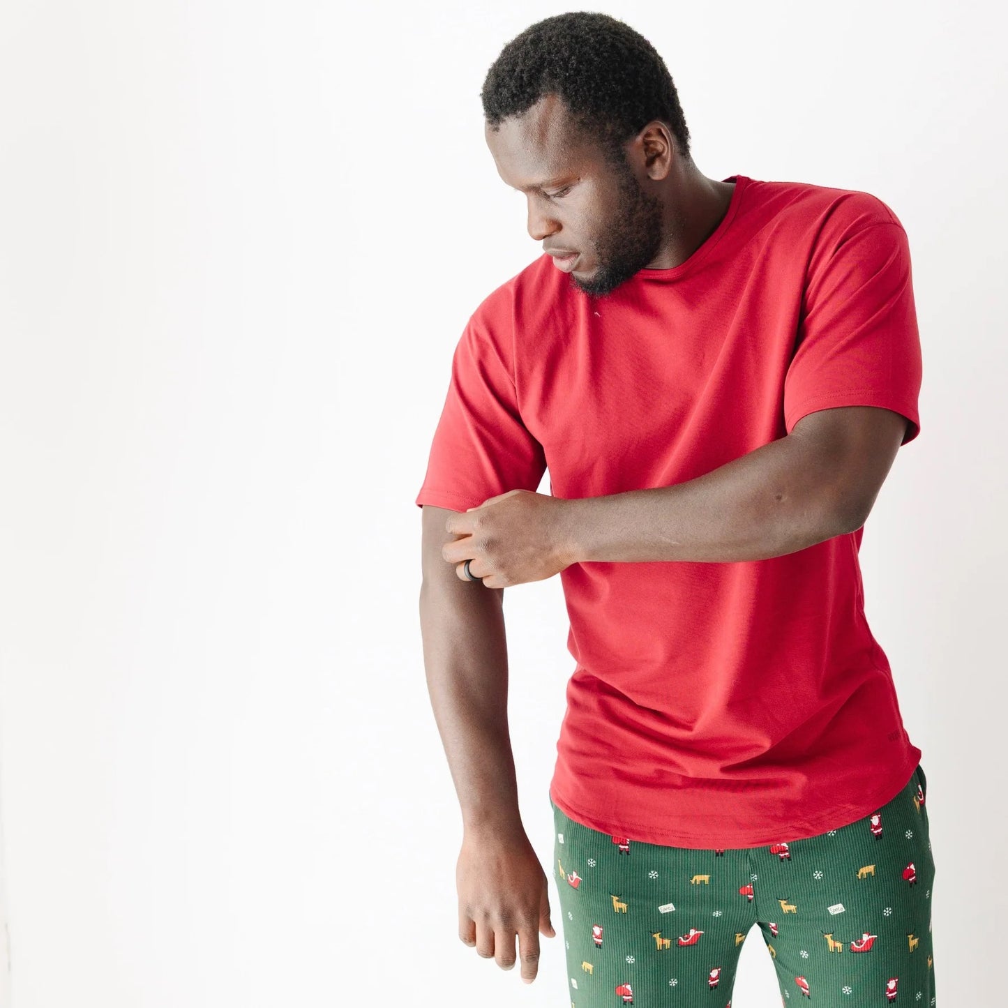 Unisex Bamboo Short Sleeve Top - Red