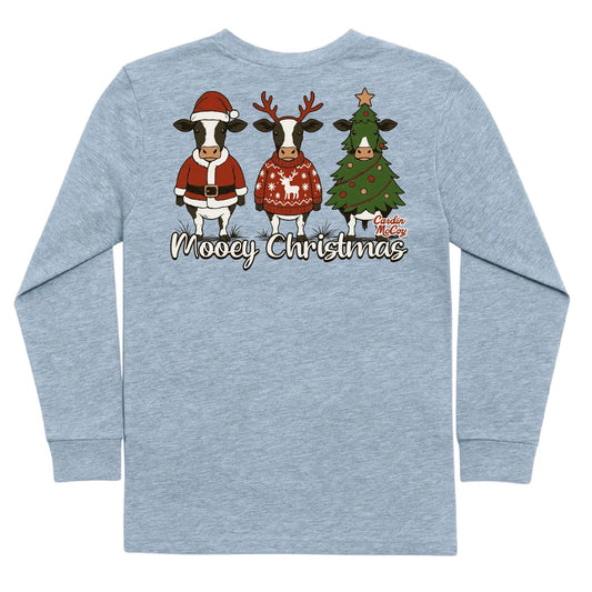 Moo-ey Christmas- Graphic Long Sleeve