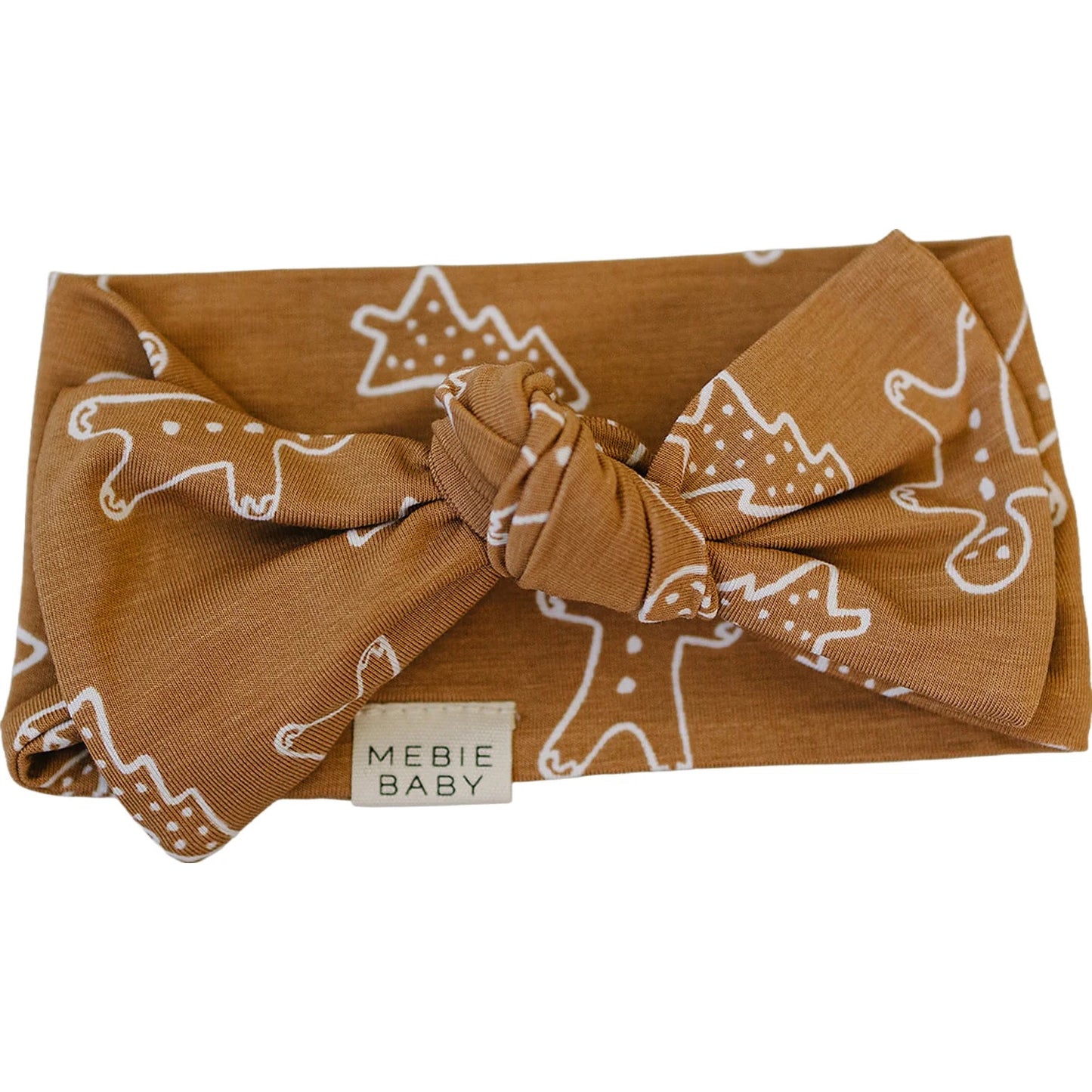 Gingerbread Bamboo Head Wrap Bow