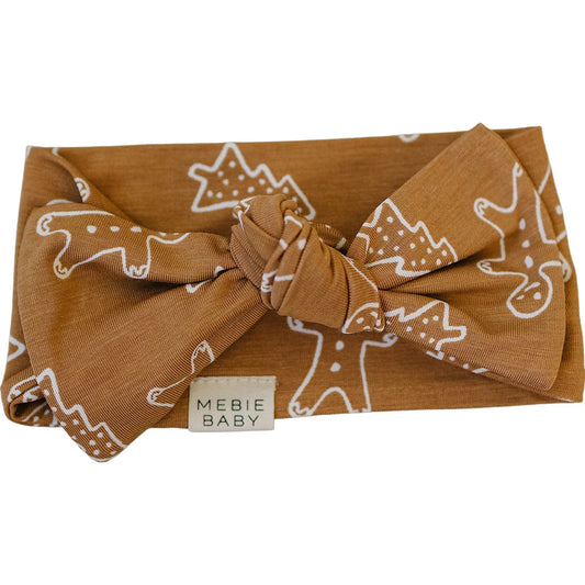Gingerbread Bamboo Head Wrap Bow