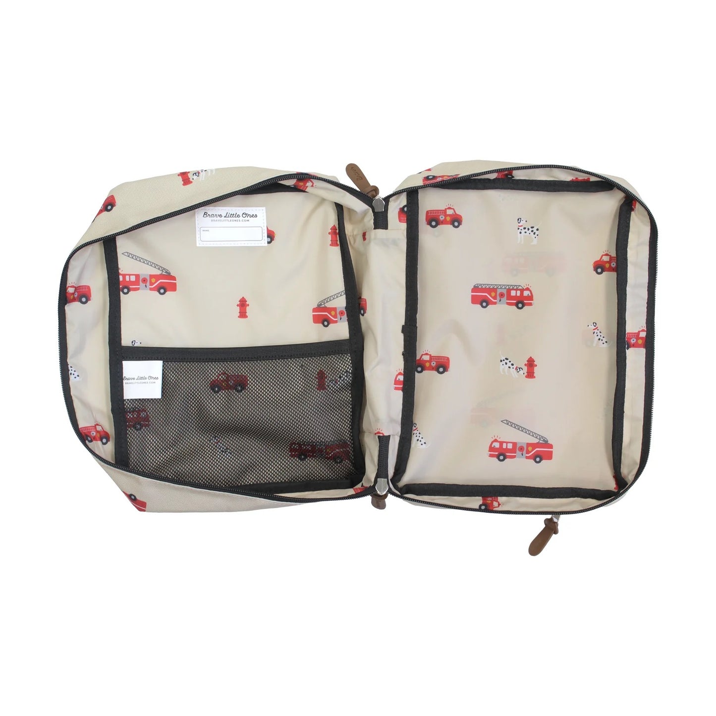 Firetruck Backpack and Lunchbox - SET
