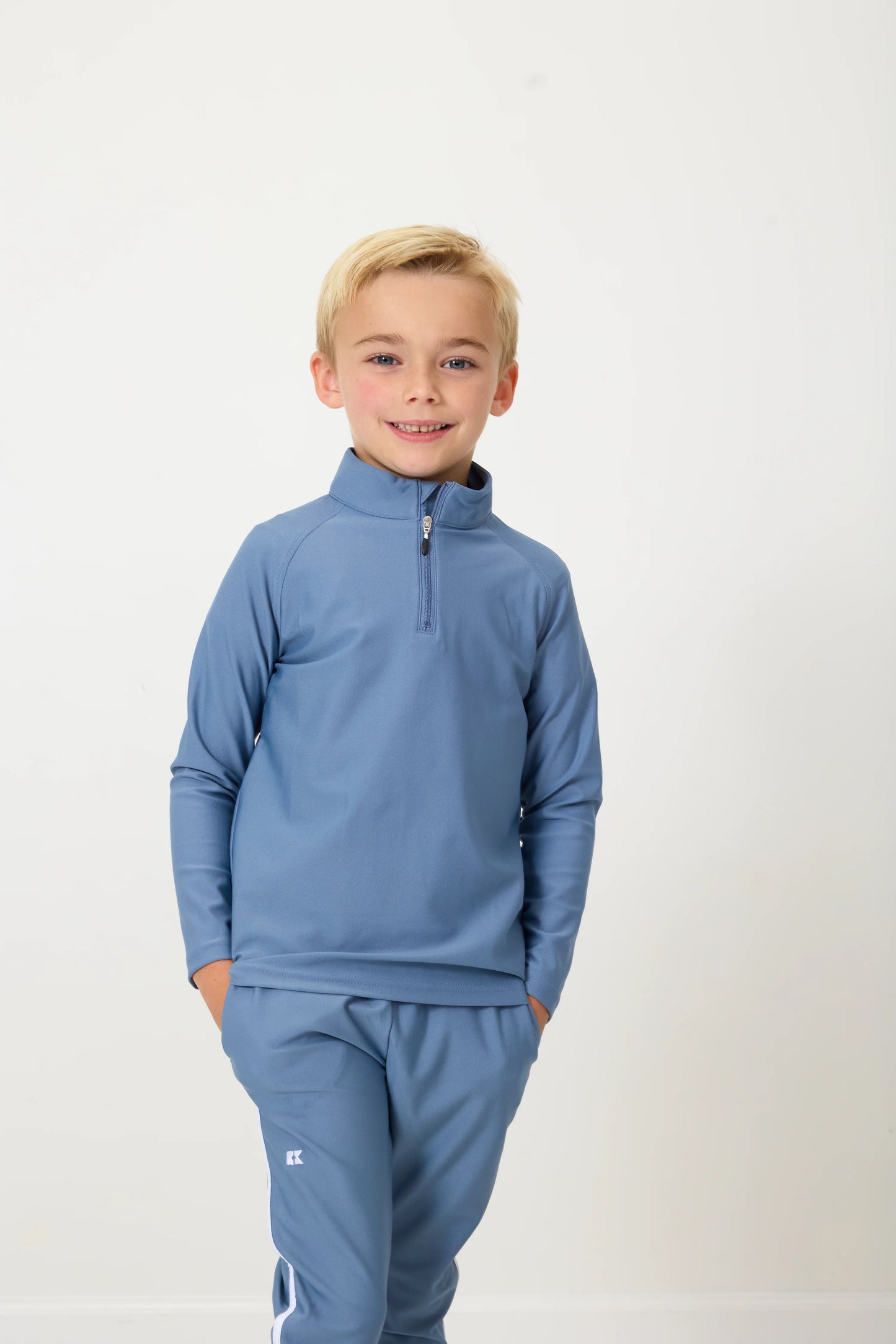 Slate Blue Half-Zip