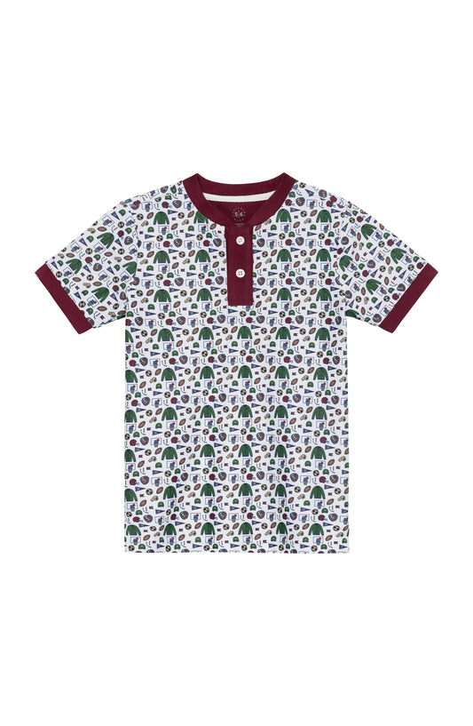 Champions Sports Henley Athletic Shirt
