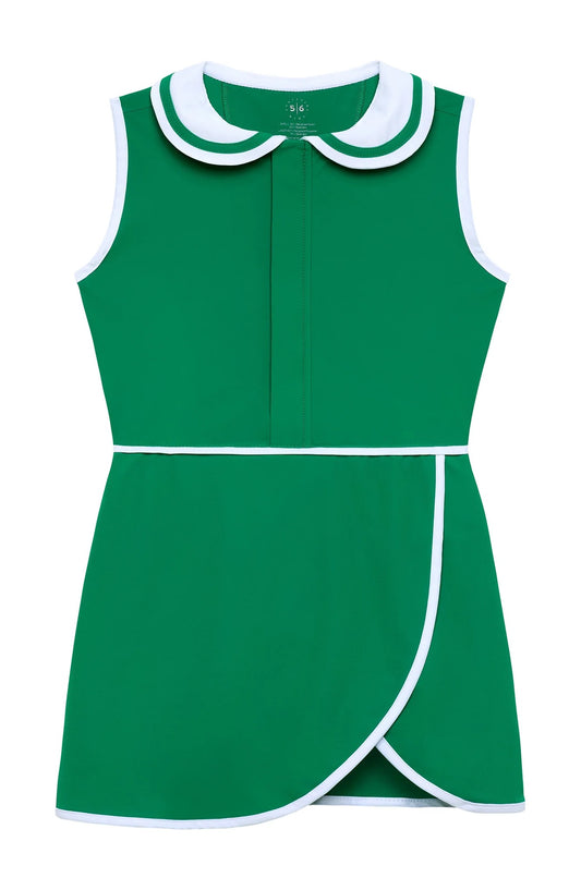 kelly green court dress