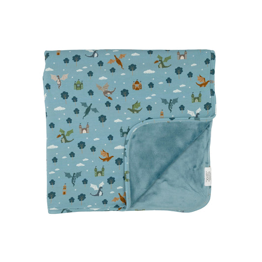 Dragons Bamboo/Plush YOUTH Blanket (45 x 75)
