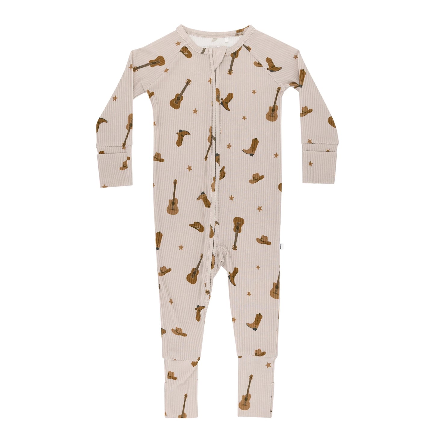 Gone Country - Ribbed Bamboo Zip Romper
