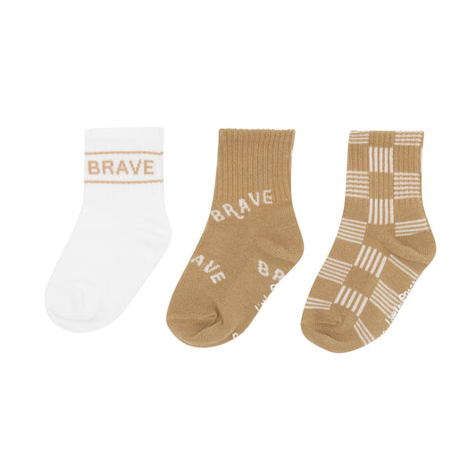 Tan Socks - 3-Pack