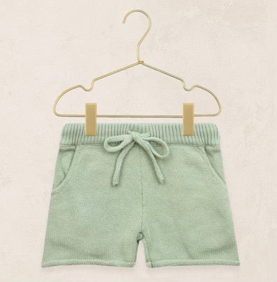 Heirloom Knit Shorts - Sage