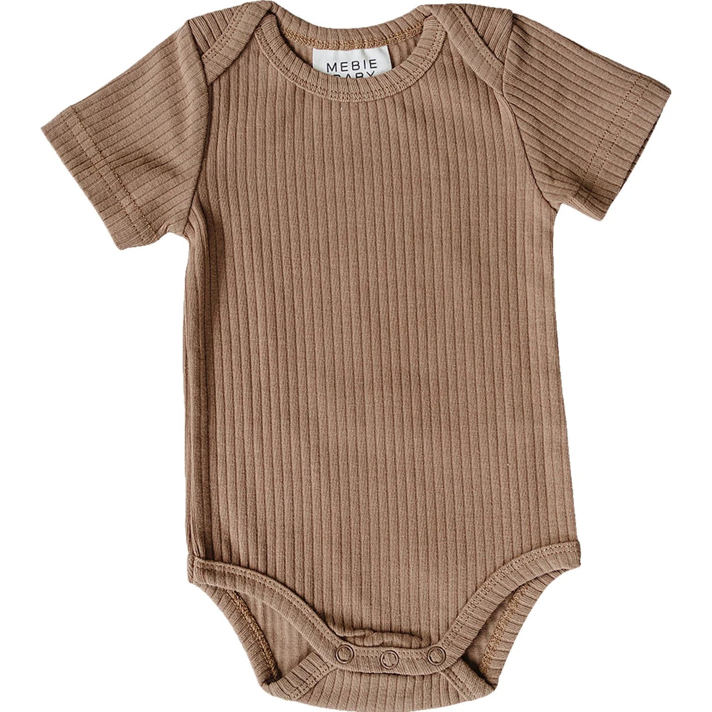 Tan Ribbed Bodysuit - 0-3m