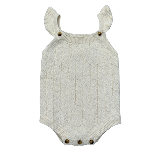 Baby Girl Knit Sweater Bodysuit