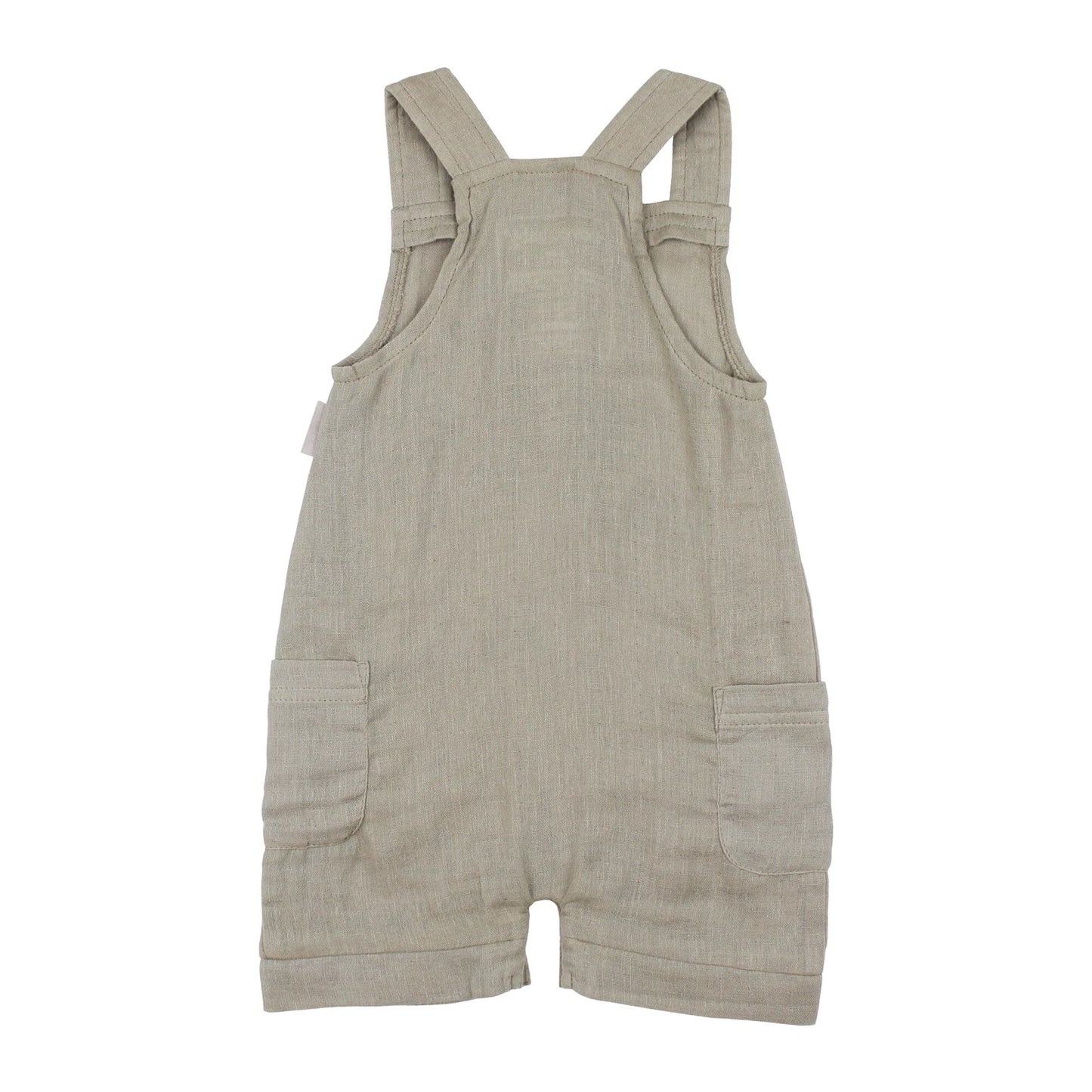 Organic Cuffed Muslin Overall - Fawn