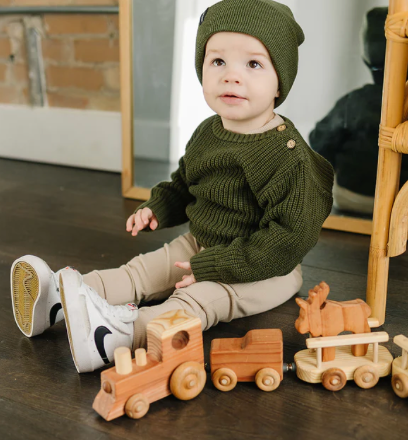 Green Knit Sweater