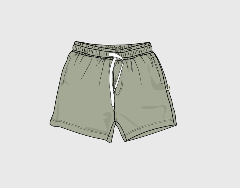 Everyday Bamboo Shorts - Seagrass