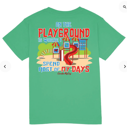 On The Playground - Short Sleeve Cardin McCoy Tee (Green)