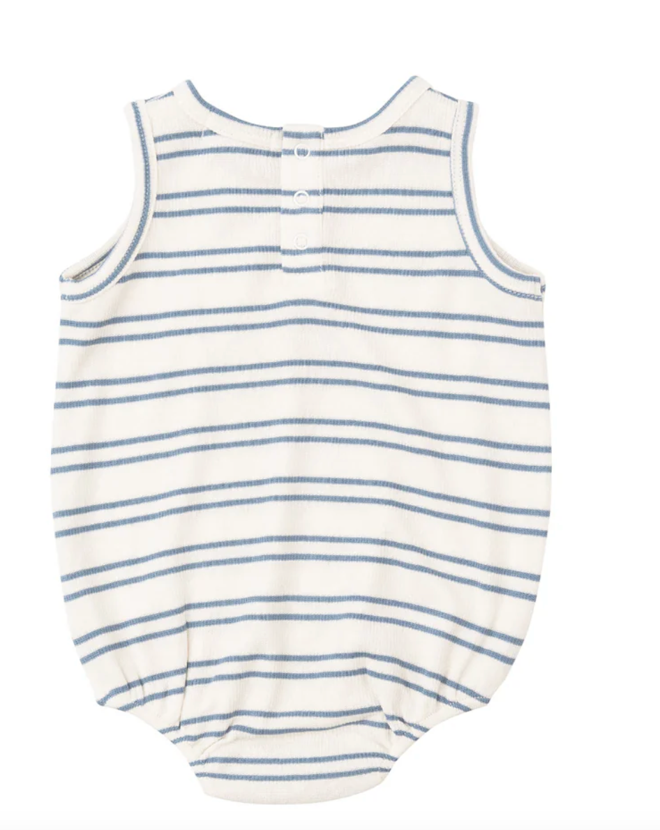 Rib Tank Bubble - Anchor Stripes