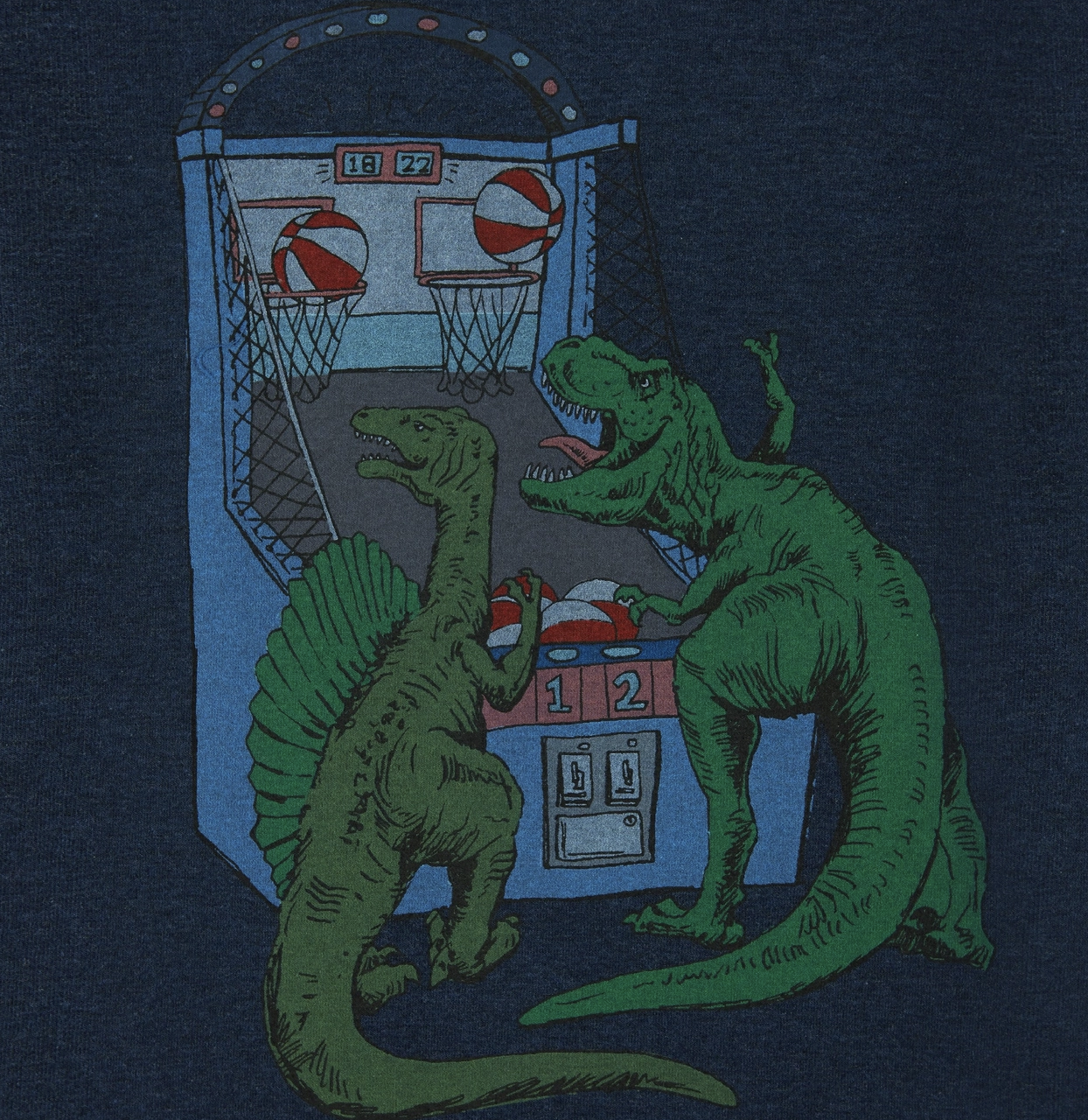 Arcade Dino Navy Short Sleeve