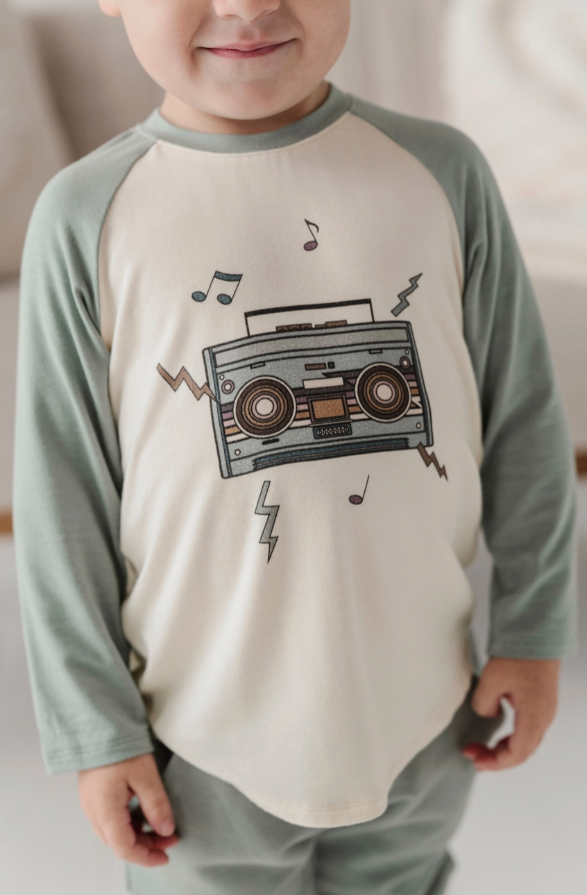 Boombox Bamboo Baseball Tee