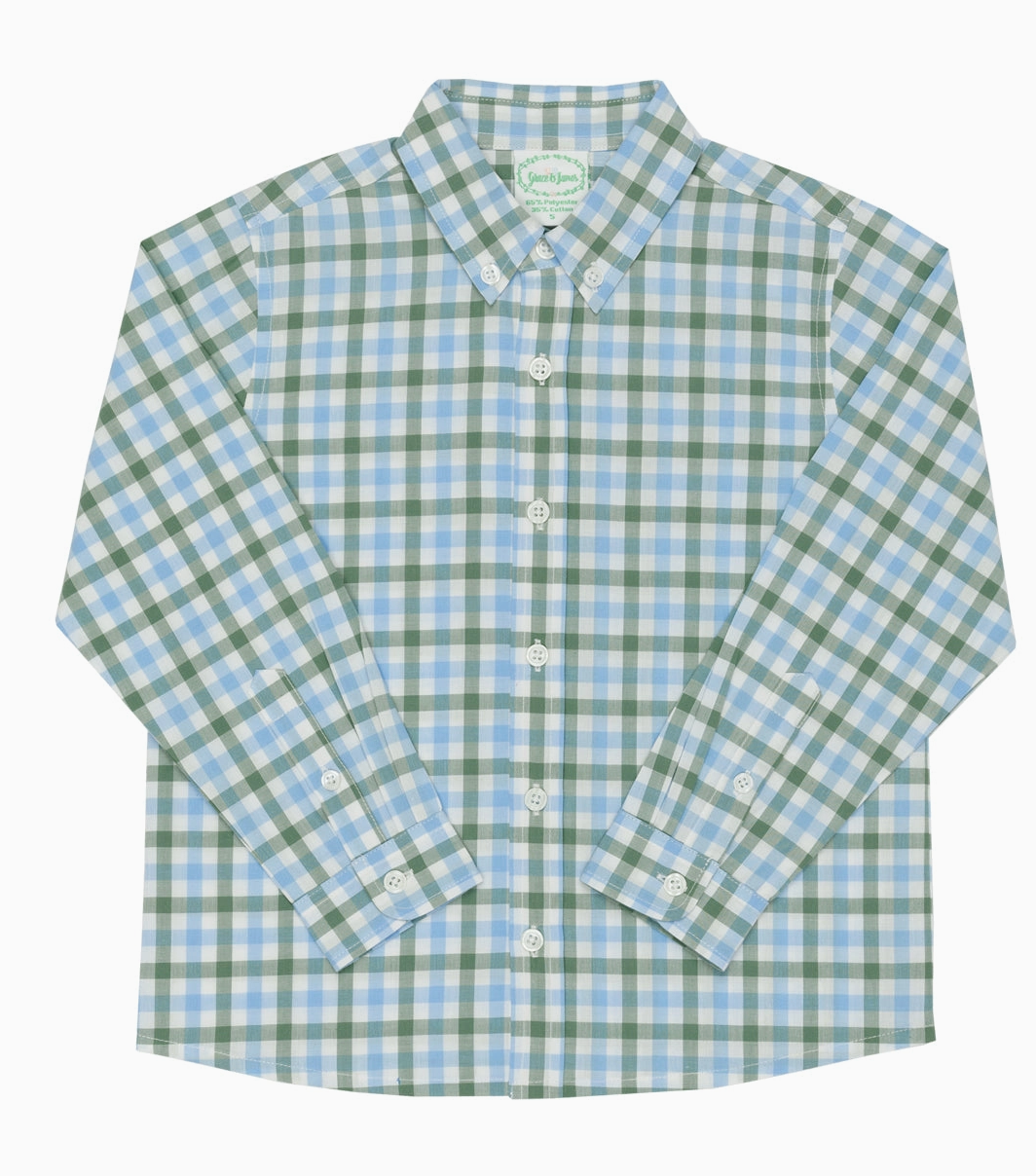 Hudson Plaid Button Down