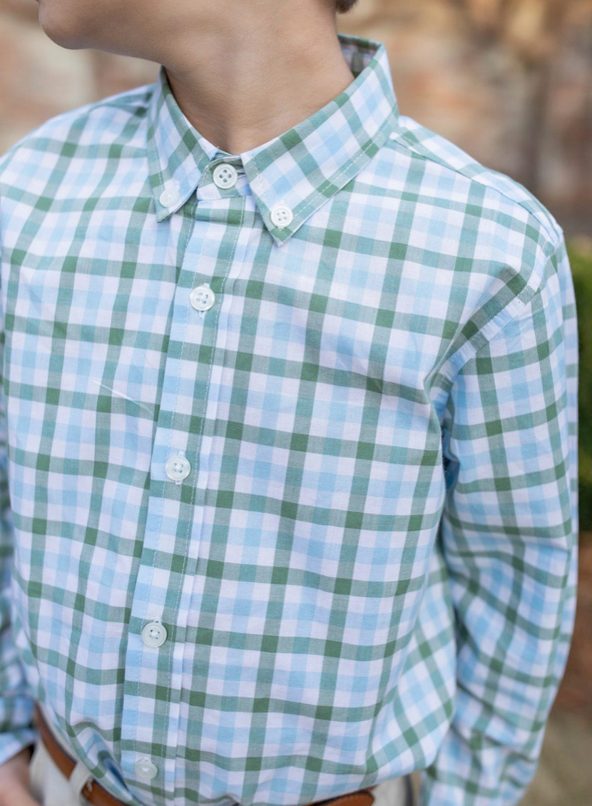 Hudson Plaid Button Down