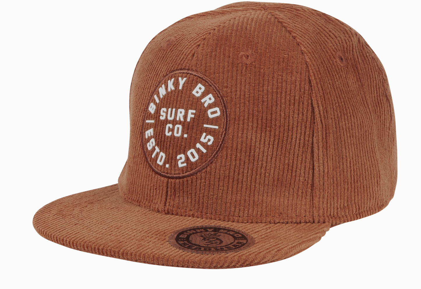 Pitstop Burnt Orange Corduroy Snapback